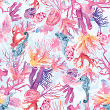 Last opp bildet til galleriet, Badebleie fra Designer Bums, med borrelås. Mønster: korallrev.