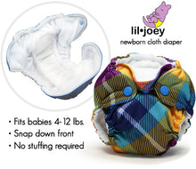 Last opp bildet til galleriet, Lil Joey 2 pk - alt i ett, AiO, nyfødtbleie, tøybleier.